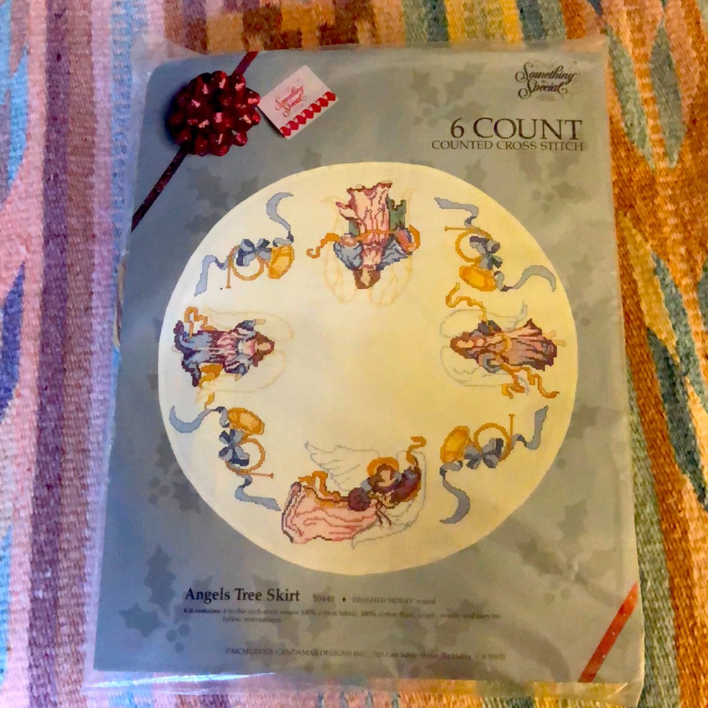 Something Special Counted Cross Stitch Tree Skirt
